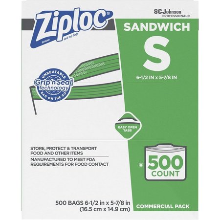 Ziploc Bags, Sandwich, Ziploc 500PK SJN682255
